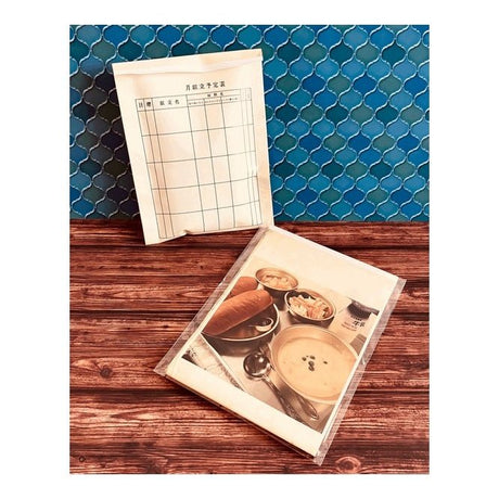 Retro Flat Paper Bags 10 - Pack / Kinokosya - bungu