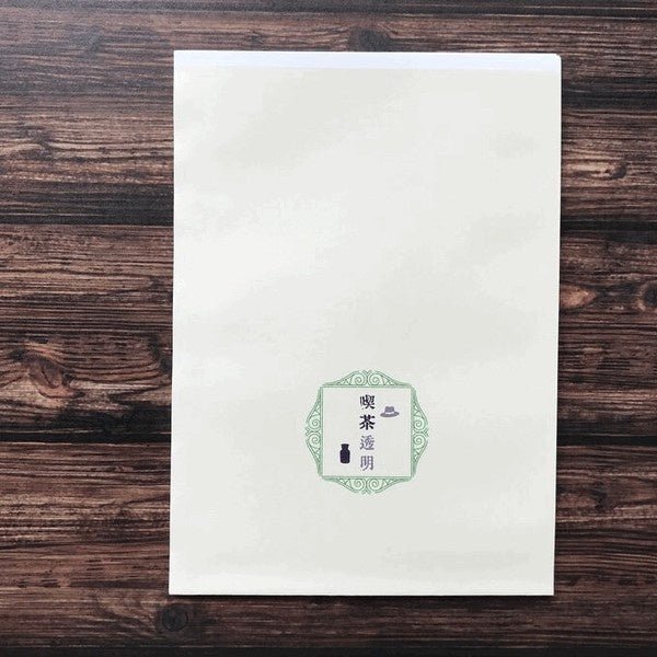 Retro Flat Paper Bags 10 - Pack / Kinokosya - bungu
