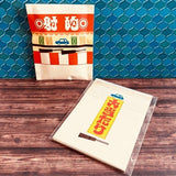 Retro Flat Paper Bags 10 - Pack / Kinokosya - bungu