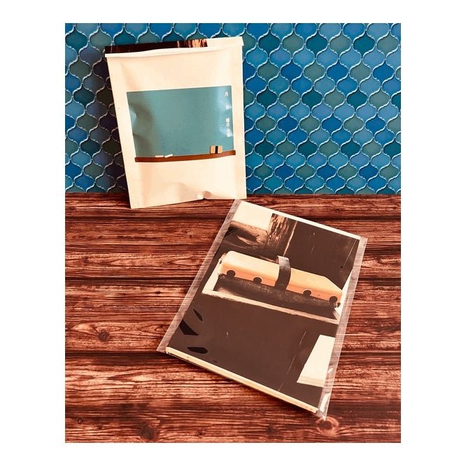 Retro Flat Paper Bags 10 - Pack / Kinokosya - bungu