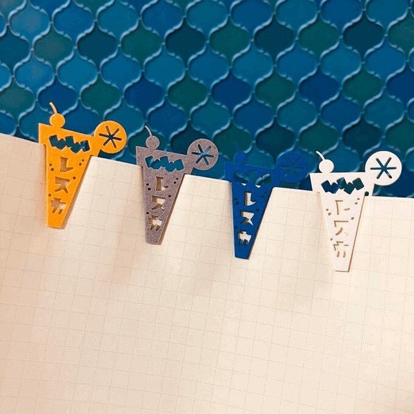 Retro Paper Clips 8 - Pack / Kinokosya - bungu
