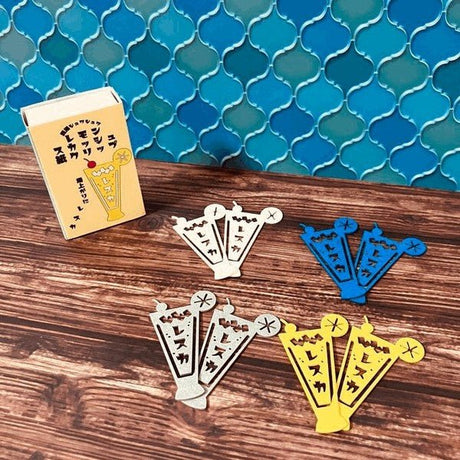 Retro Paper Clips 8 - Pack / Kinokosya - bungu