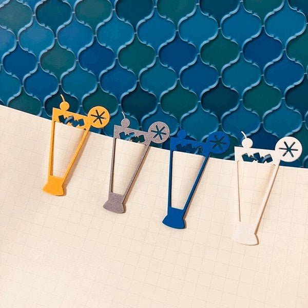 Retro Paper Clips 8 - Pack / Kinokosya - bungu