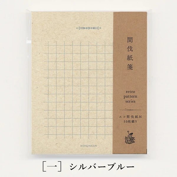 Retro Pattern Series Eco Thinning Paper Notebook / Kohunkan Kappansho - bungu