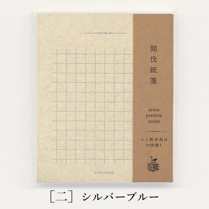 Retro Pattern Series Eco Thinning Paper Notebook / Kohunkan Kappansho - bungu