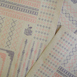 Retro Pattern Series Kraft Paper 3 Pieces / Kohunkan Kappansho - bungu