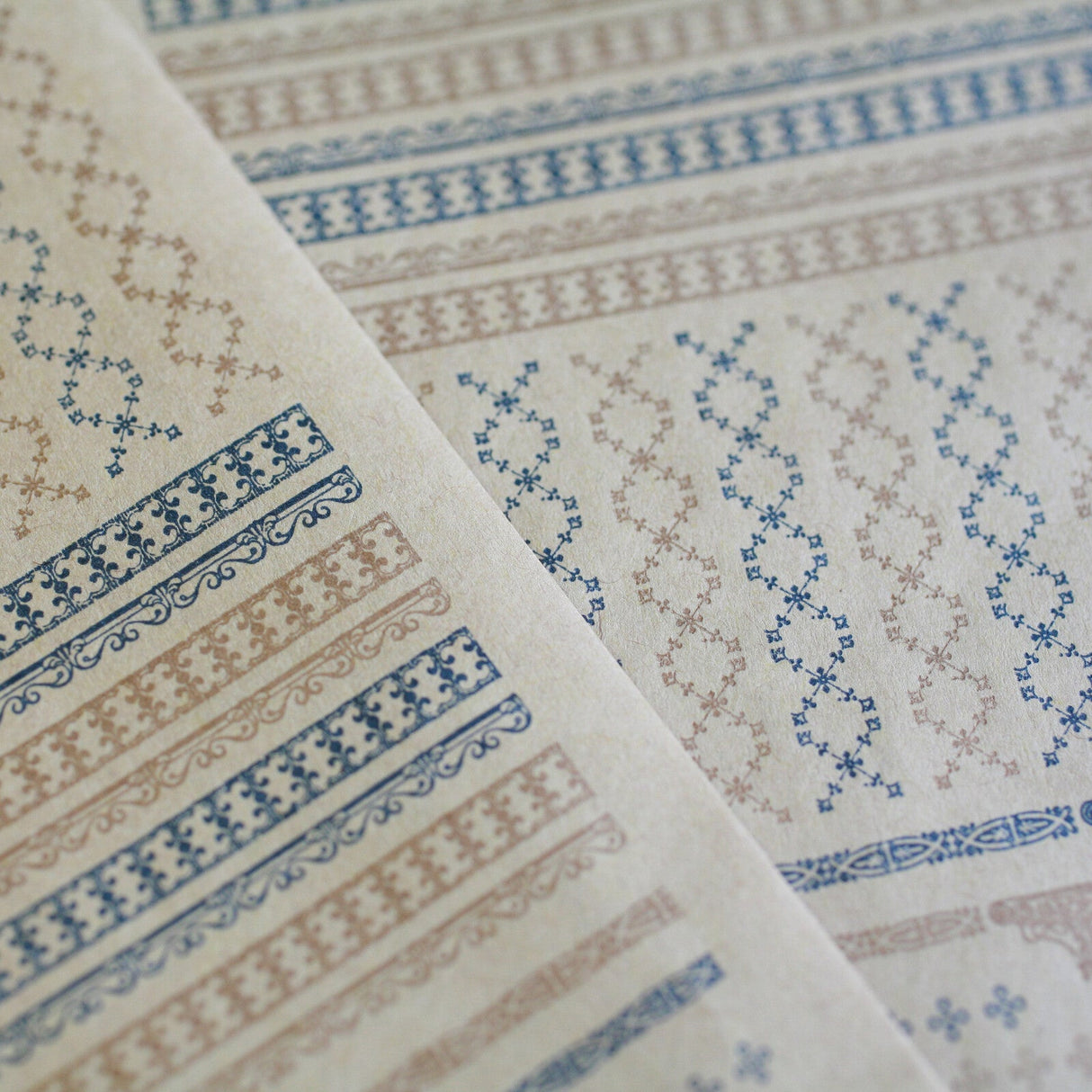 Retro Pattern Series Kraft Paper 3 Pieces / Kohunkan Kappansho - bungu