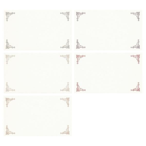 Pattern For Message Card Retro Pattern Mini Message Card / Kohunkan Kappansho – bungu