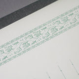 Retro Pattern Series Simple & Retro Lined Paper / Kohunkan Kappansho - bungu