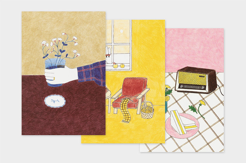 Art Touch Rie Koizumi Postcards / TOUCH & FLOW