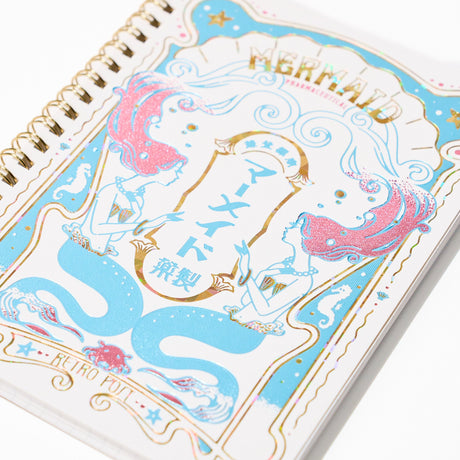 ROKKAKU × ob1toy Retro Post Foil - Stamped B6 Ring Notebook / ROKKAKU - bungu