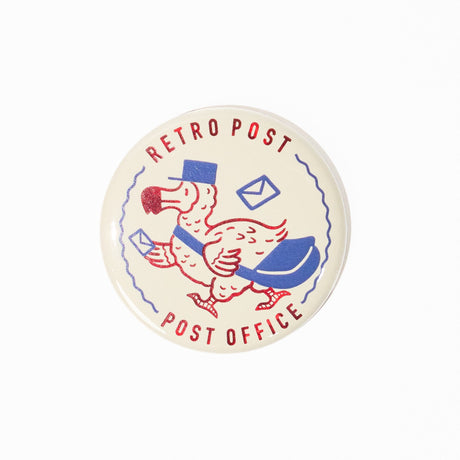 ROKKAKU x ob1toy Retro Post Foil - Stamped Badge / ROKKAKU - bungu