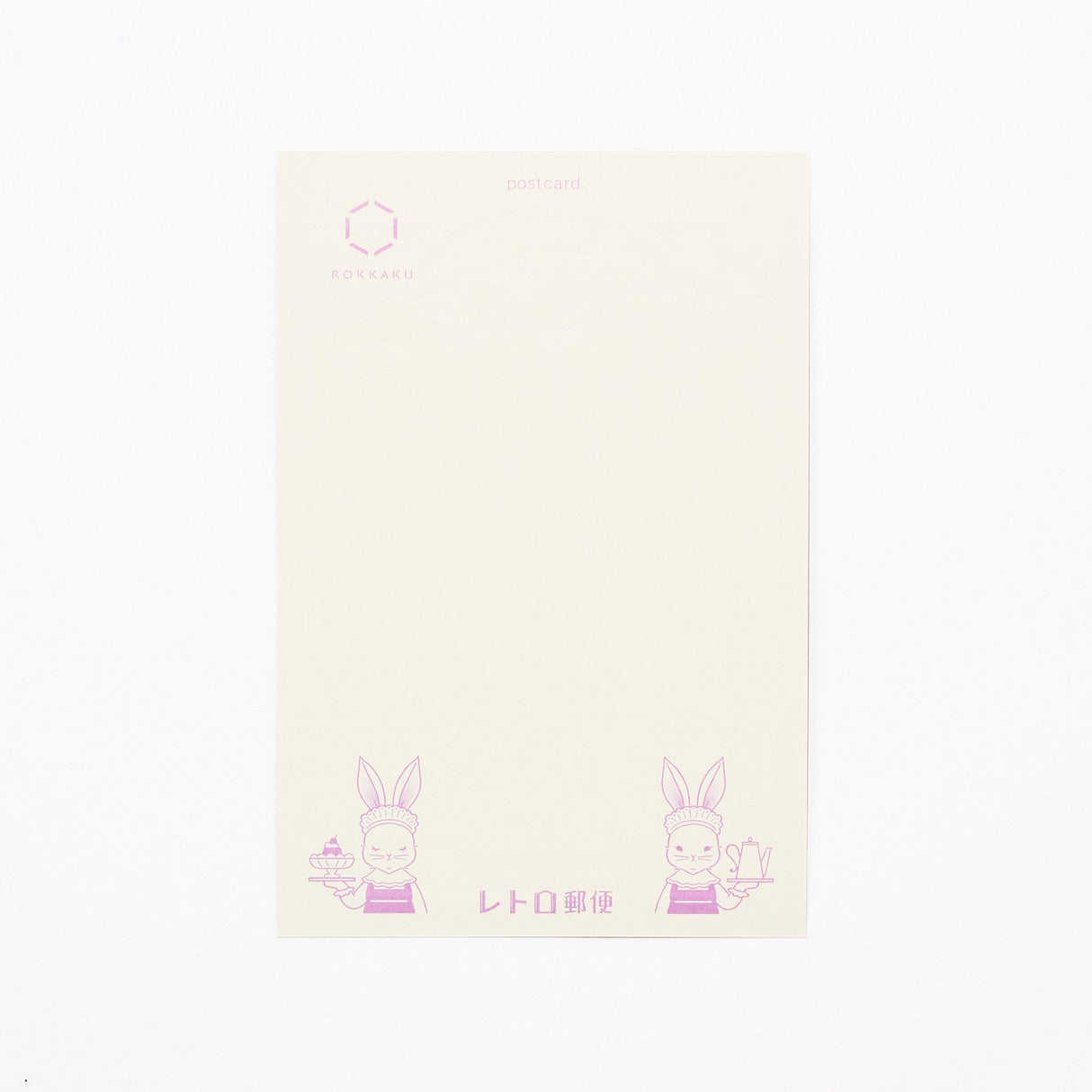 ROKKAKU x ob1toy Retro Postal Foil - Stamped Postcard / ROKKAKU - bungu