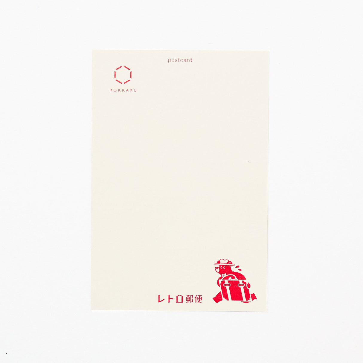 ROKKAKU x ob1toy Retro Postal Foil - Stamped Postcard / ROKKAKU - bungu