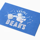 ROKKAKU x ob1toy Travel Bear Foil - Stamped Mini Letter Set / ROKKAKU - bungu