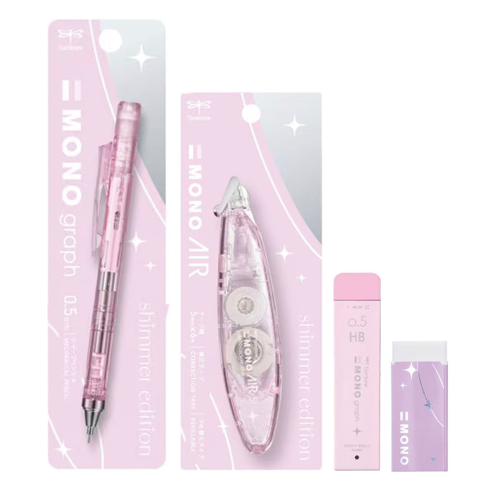 [Limited] MONO Shimmer Edition Rose Color Set / Tombow