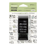 Rotary Dial Paintable Stamp / Midori DESIGNPHIL - bungu