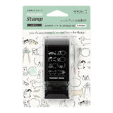 Rotary Dial Paintable Stamp / Midori DESIGNPHIL - bungu