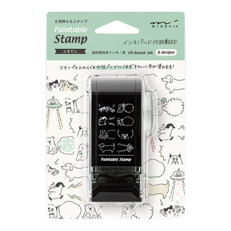 Rotary Dial Paintable Stamp / Midori DESIGNPHIL - bungu