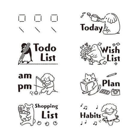 Rotary Dial Paintable Stamp / Midori DESIGNPHIL - bungu