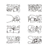 Rotary Dial Paintable Stamp / Midori DESIGNPHIL - bungu