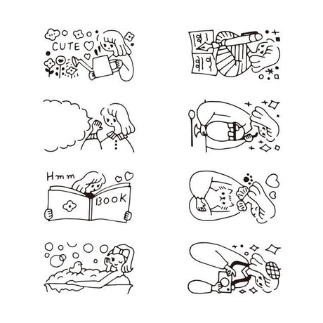 Rotary Dial Paintable Stamp / Midori DESIGNPHIL - bungu