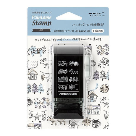 Rotary Dial Paintable Stamp / Midori DESIGNPHIL - bungu