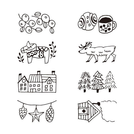 Rotary Dial Paintable Stamp / Midori DESIGNPHIL - bungu