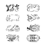 Rotary Dial Paintable Stamp / Midori DESIGNPHIL - bungu