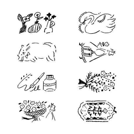 Rotary Dial Paintable Stamp / Midori DESIGNPHIL - bungu