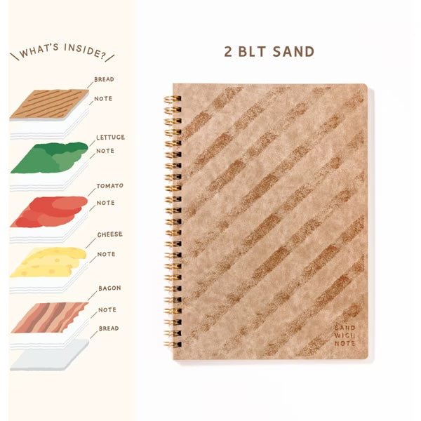 SANDWICH NOTE A5 Size Notebook / Iroha - bungu