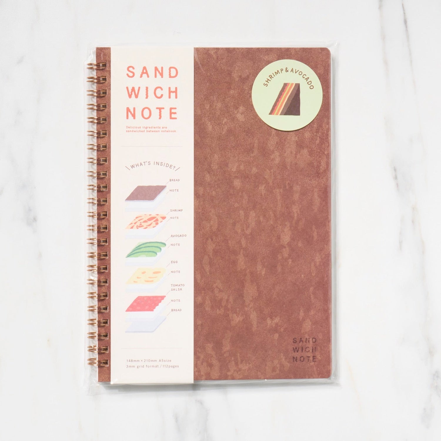 SANDWICH NOTE A5 Size Notebook Iroha Bungu Sandwich note a5 size notebook iroha bungu