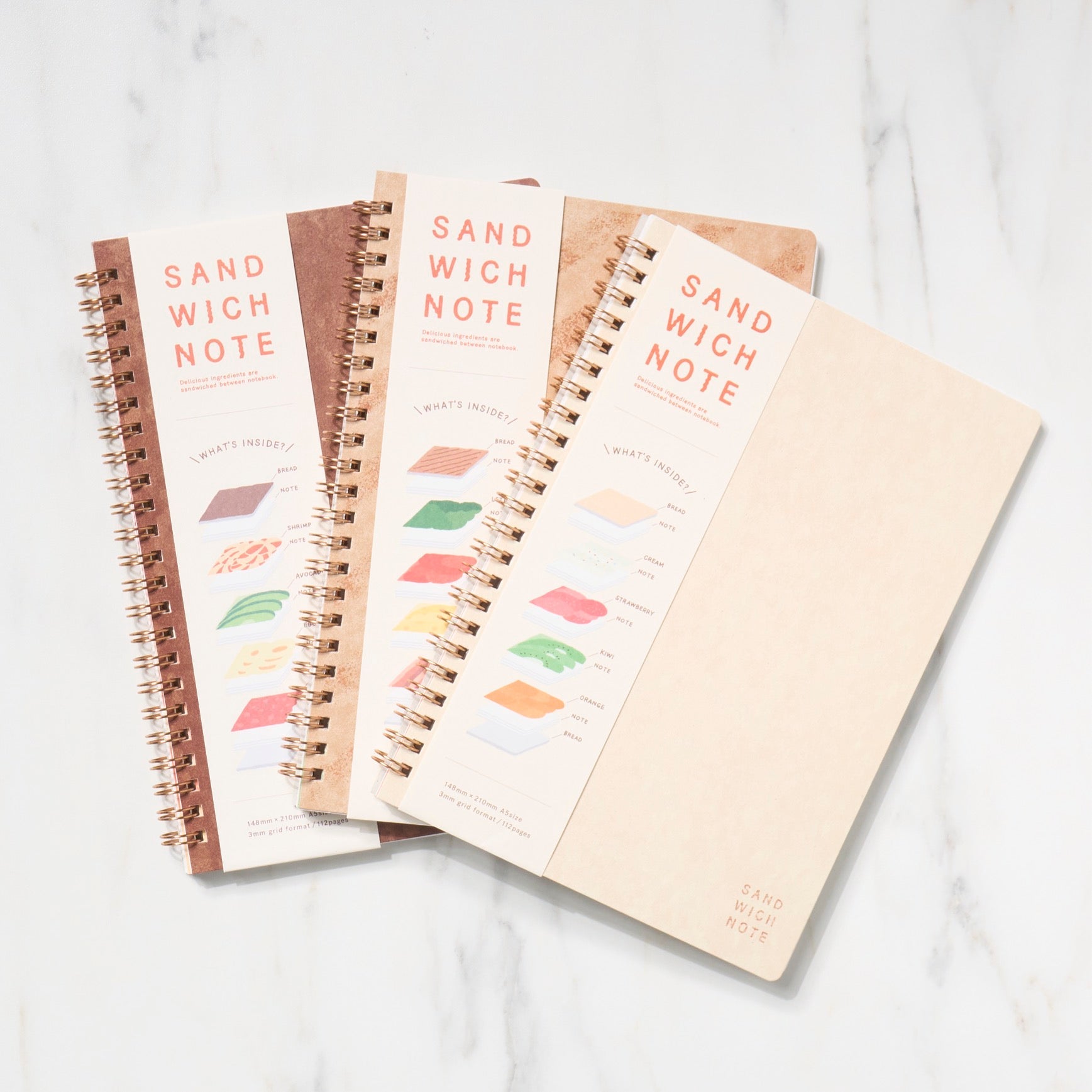 SANDWICH NOTE A5 Size Notebook / Iroha - bungu