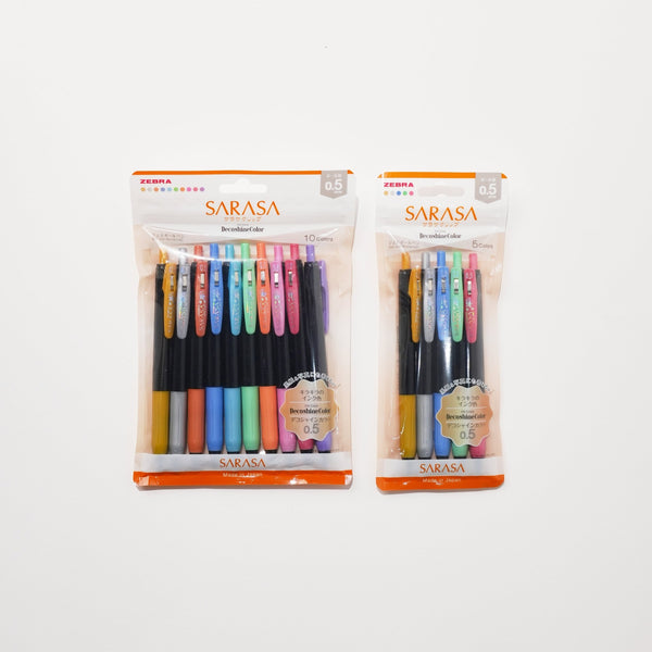 Sarasa Clip DecoShine Gel Ink Pen Set / Zebra – bungu