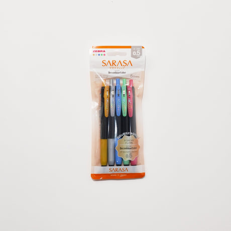 Sarasa Clip DecoShine Gel Ink Pen Set / Zebra - bungu