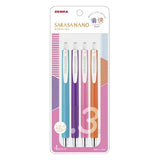 Sarasa Nano Gel Ink Ballpoint Pen 4 Color Set / Zebra - bungu