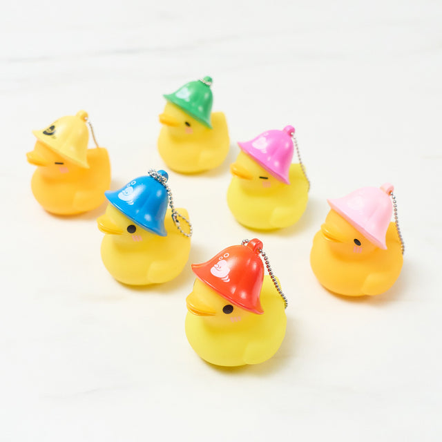 Sauna Hat Duck Mascot Keychain Gacha Capsule - bungu