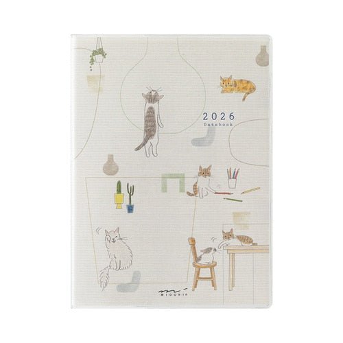 Sayo Koizumi Cat Pocket Diary 2026 / Midori DESIGNPHIL - bungu