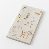 Sayo Koizumi Cat Pocket Diary 2026 / Midori DESIGNPHIL - bungu
