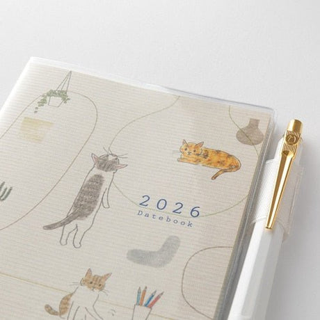 Sayo Koizumi Cat Pocket Diary 2026 / Midori DESIGNPHIL - bungu