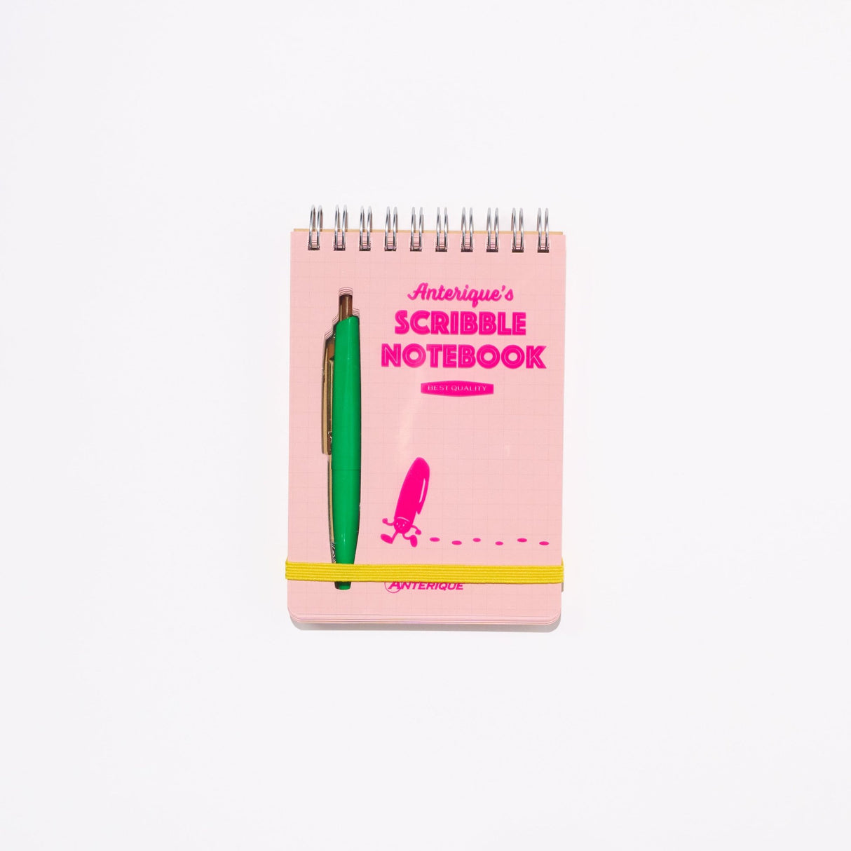 Scribble Notebook B7 Colored Paper with Mini Ballpoint Pen / ANTERIQUE - bungu