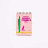 Scribble Notebook B7 Colored Paper with Mini Ballpoint Pen / ANTERIQUE - bungu