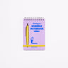 Scribble Notebook B7 Colored Paper with Mini Ballpoint Pen / ANTERIQUE - bungu