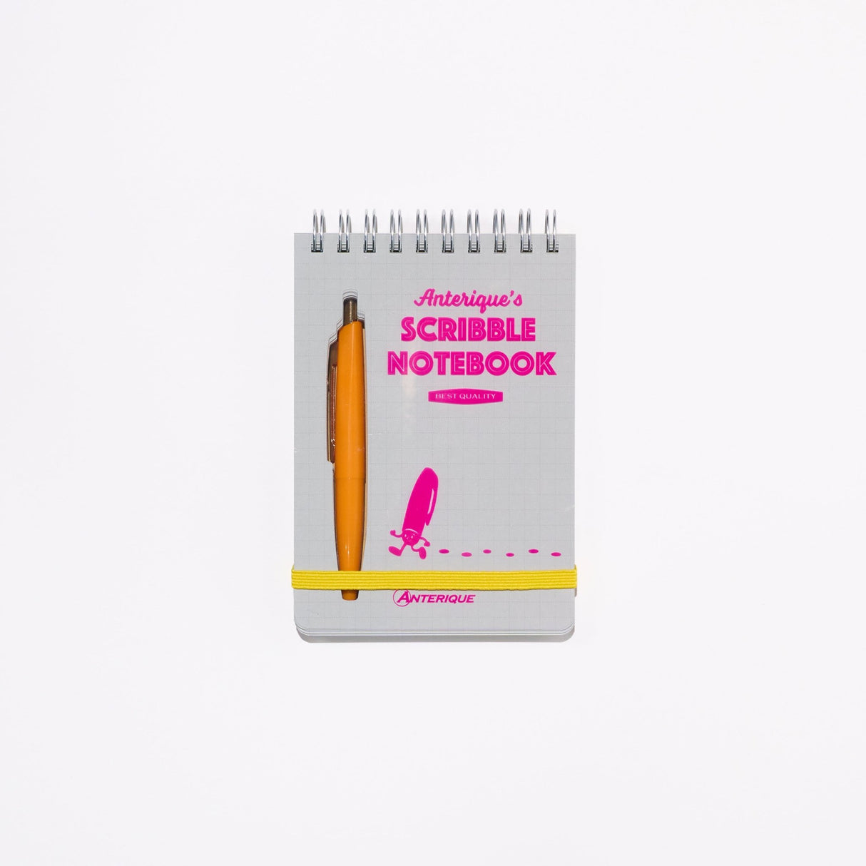 Scribble Notebook B7 Colored Paper with Mini Ballpoint Pen / ANTERIQUE - bungu