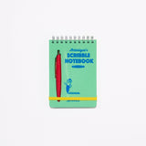 Scribble Notebook B7 Colored Paper with Mini Ballpoint Pen / ANTERIQUE - bungu