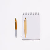 Scribble Notebook B7 White Premium Paper with Mini Ballpoint Pen / ANTERIQUE - bungu