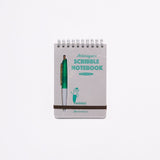 Scribble Notebook B7 White Premium Paper with Mini Ballpoint Pen / ANTERIQUE - bungu
