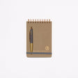 Scribble Notebook First Class B7 with Brass Mini Ballpoint Pen / ANTERIQUE - bungu