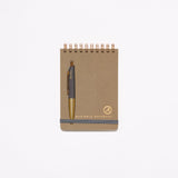 Scribble Notebook First Class B7 with Brass Mini Ballpoint Pen / ANTERIQUE - bungu