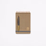 Scribble Notebook First Class B7 with Brass Mini Ballpoint Pen / ANTERIQUE - bungu